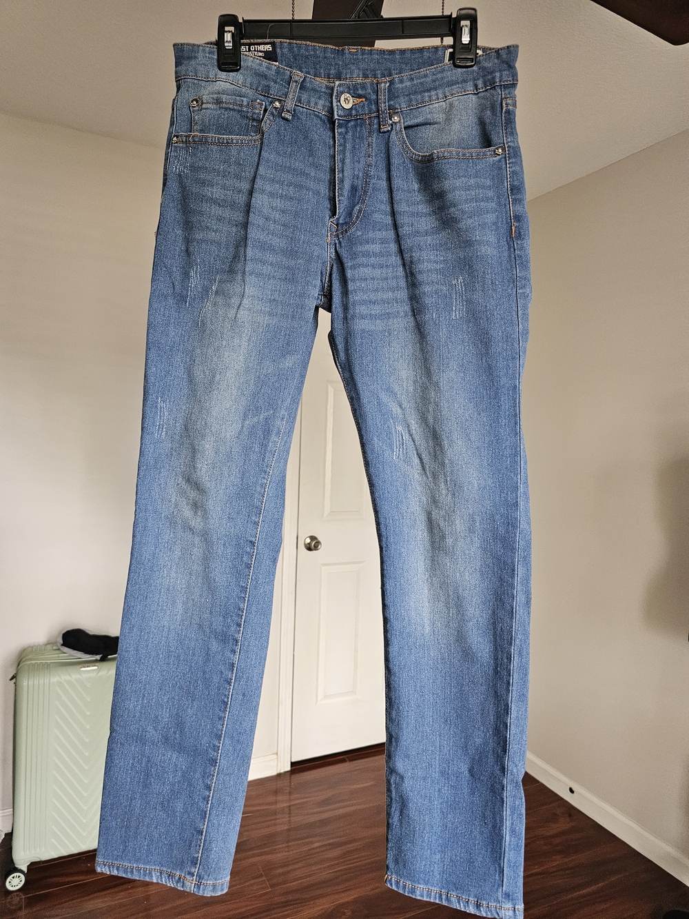 Men's  Straight Blue Jeans